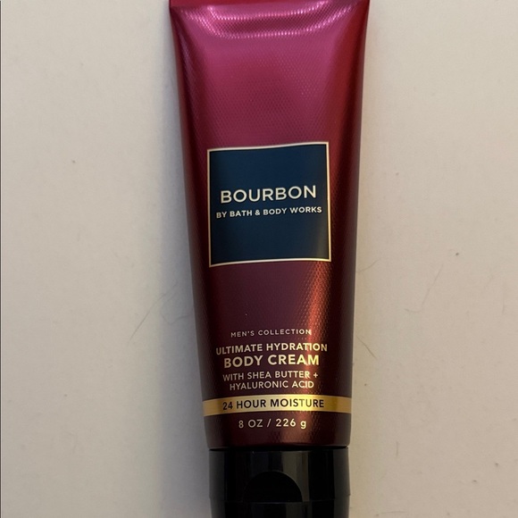Bath & Body Works Other - Bath & Body Works Bourbon Hydration Body Cream - Red and Black